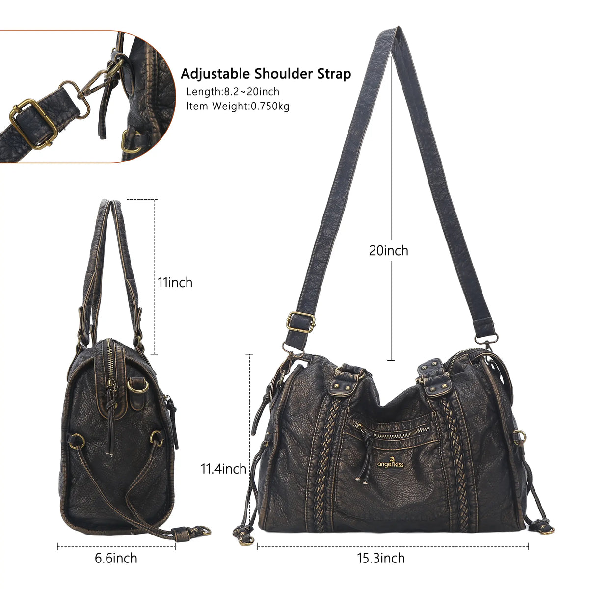 Light Vintage Commuter Tote